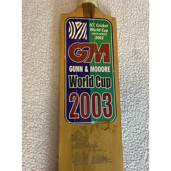 Gunn And Moore ICC Cricket World Cup South Africa 2003 Bat In Wrapper - Picture 6 of 10